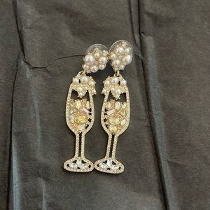 Baublebar Champagne flutes earrings